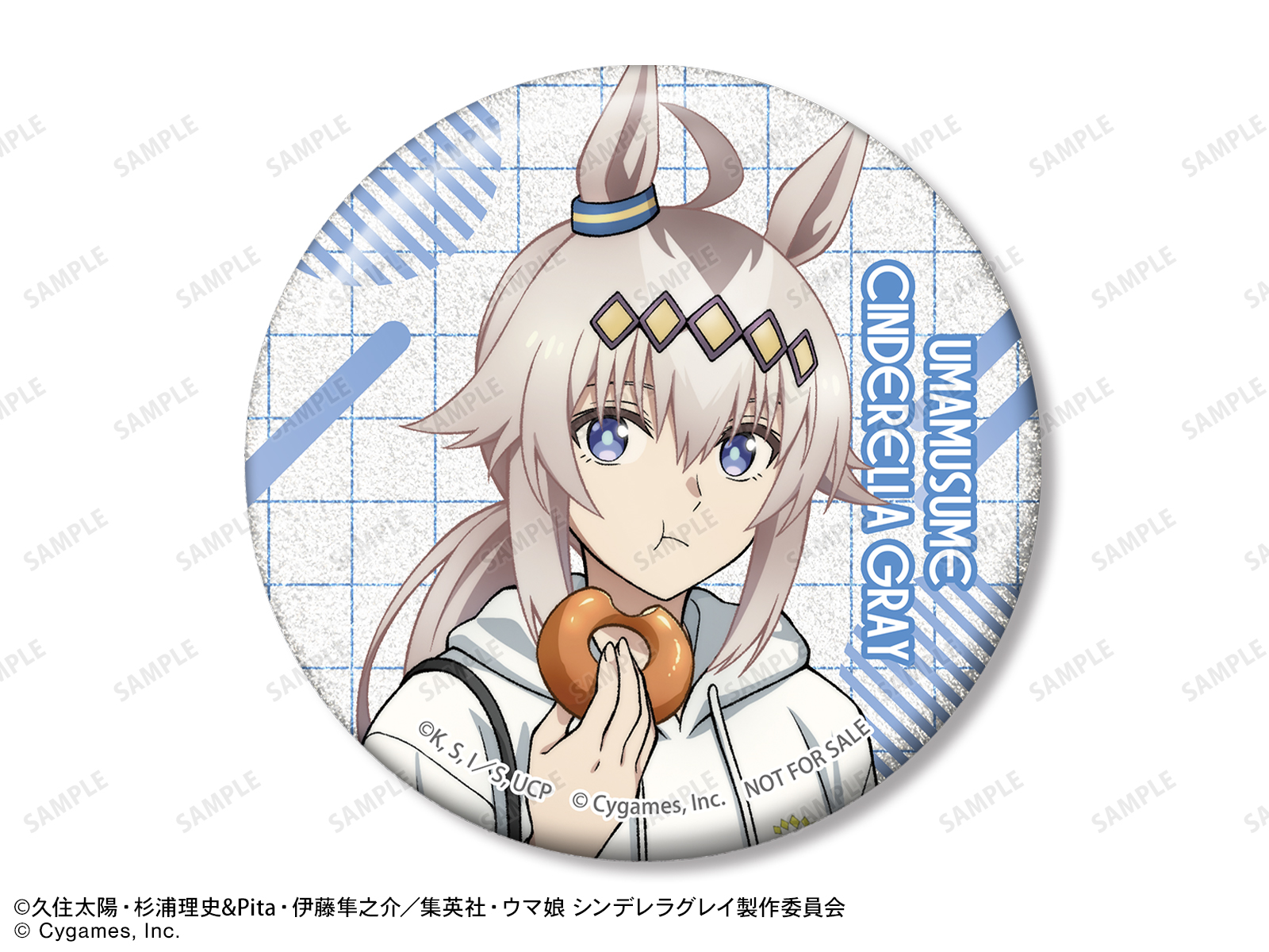 オグリキャップ 75mmグリッター缶バッジのイベント限定特典画像