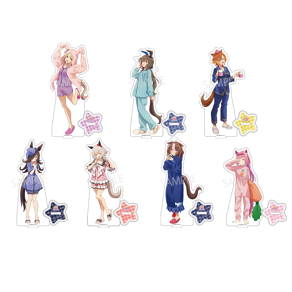 描き下ろしアクリルフィギュア全7種の公式商品画像