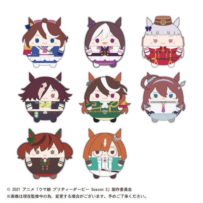ふわコロりん第1弾の8キャラクター