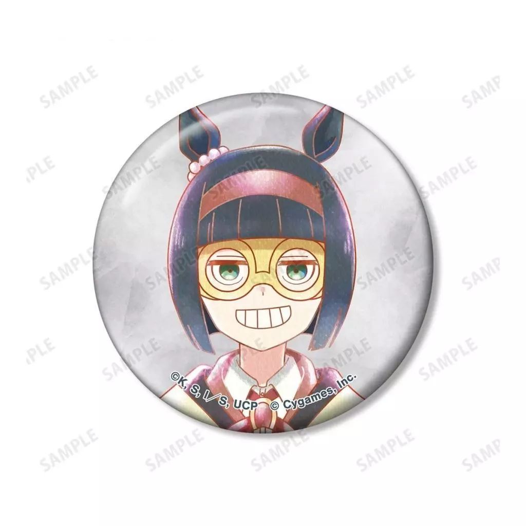 【中古】バッジ・ビンズ ミニーザレディ アニメ ウマ娘 シンデレラグレイ トレーディング Ani-Art aqua label 缶バッジ