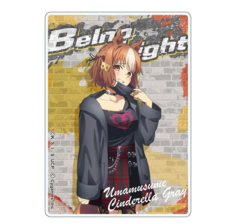 ベルノライト ウマ娘 シンデレラグレイ トレーディングアクリルステッカー rebellious style ver. ウマ娘 グッズ ステッカー