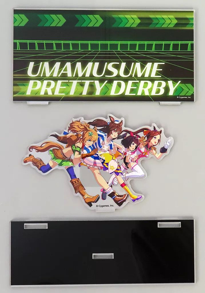 【中古】アクリルスタンド・アクリルパネル 速さを研ぎ澄ました時代 公式アクリルジオラマ 「ウマ娘 プリティーダービー」