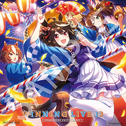 WINNING LIVE 13 CyStore特典ジャケットサイズステッカーの公式デザイン