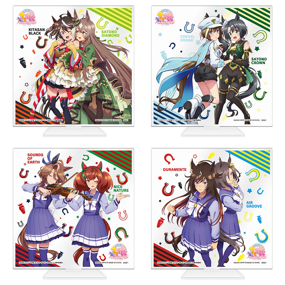 F賞 スクエアアクリルスタンド全4種
