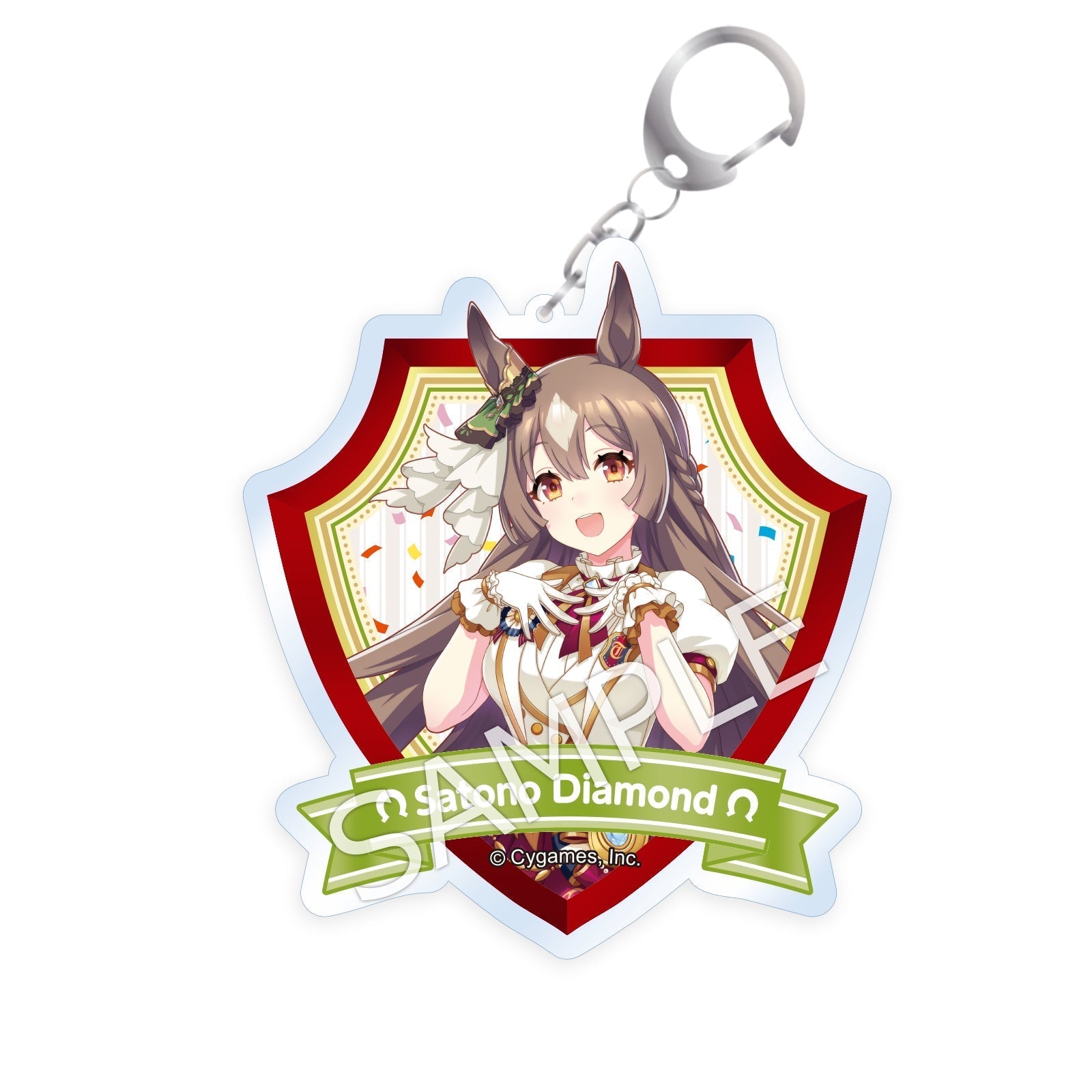 公式アクリルキーホルダー (New Stars Rosé Ver.)の公式商品画像（公式アクリルキーホルダー 【 サトノダイヤモンド】(ニュースターズ・ロゼVer.)の例）