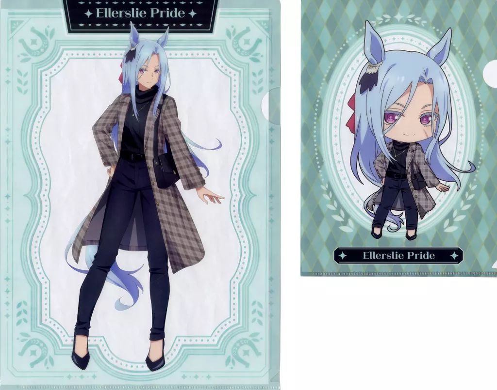 【中古】クリアファイル エラズリープライド A4＆A5クリアファイルセット 「アニメ ウマ娘 シンデレラグレイ エンタメくじ 第2弾」 クリアファイルセット賞