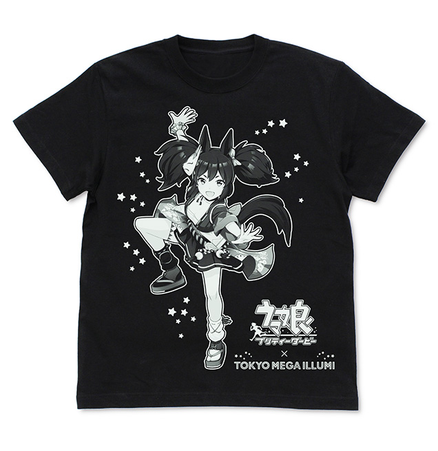 イナリワンの蓄光Tシャツ 東京メガイルミ コラボVer.