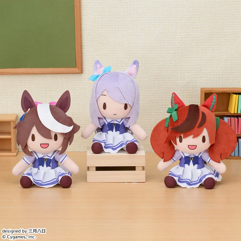 ふわぷち ぬいぐるみ Vol.7の3体を並べたセガ公式商品画像
