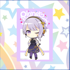 Planet Station STAGE.10 結月ゆかり バックステージパス風ステッカー