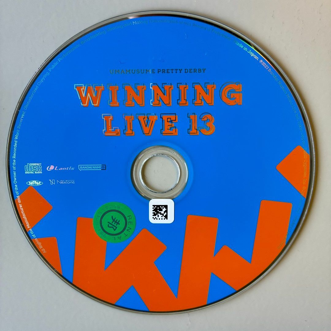 『ウマ娘 プリティーダービー』WINNING LIVE 13／ウマ娘 プリティーダービー
