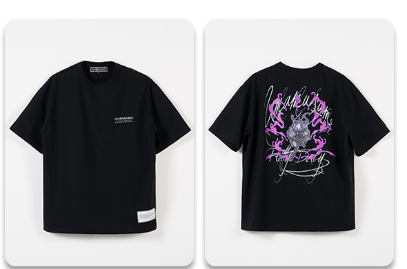 beauty･beastコラボのスペシャルウィークTシャツ前面と背面