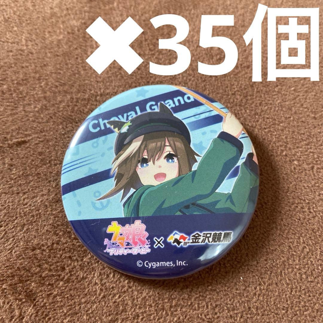ウマ娘 シュヴァルグラン 缶バッジ 金沢競馬場コラボ