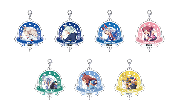 繋がるホログラムアクリルキーホルダー全7種の公式商品画像