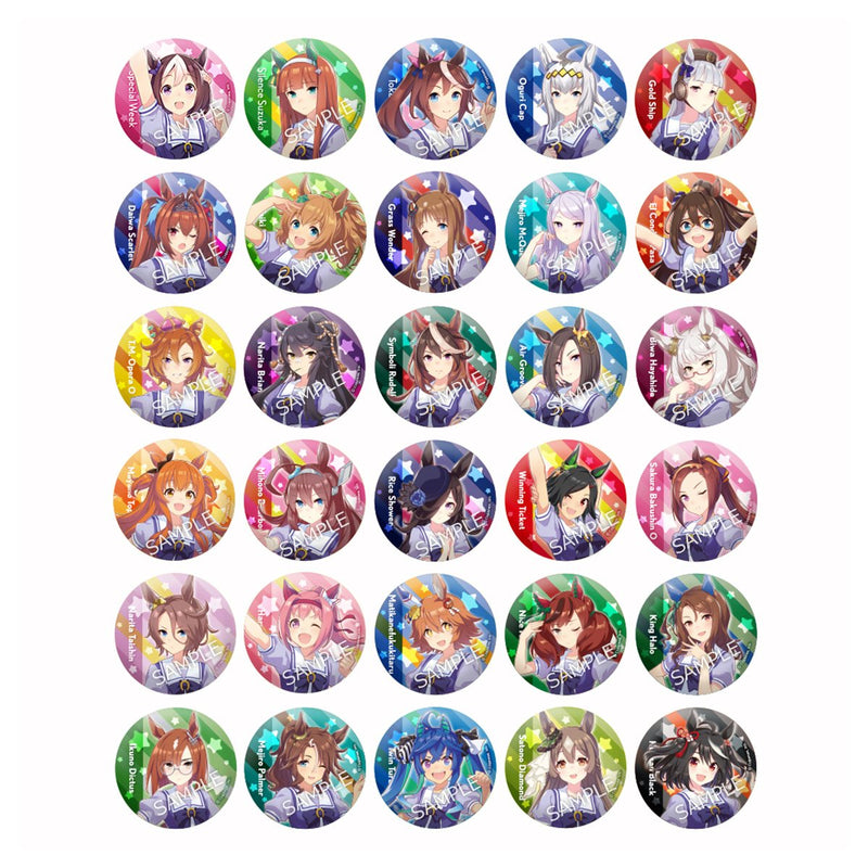 ウマ娘 プリティーダービー 公式缶バッジ（制服Ver.）