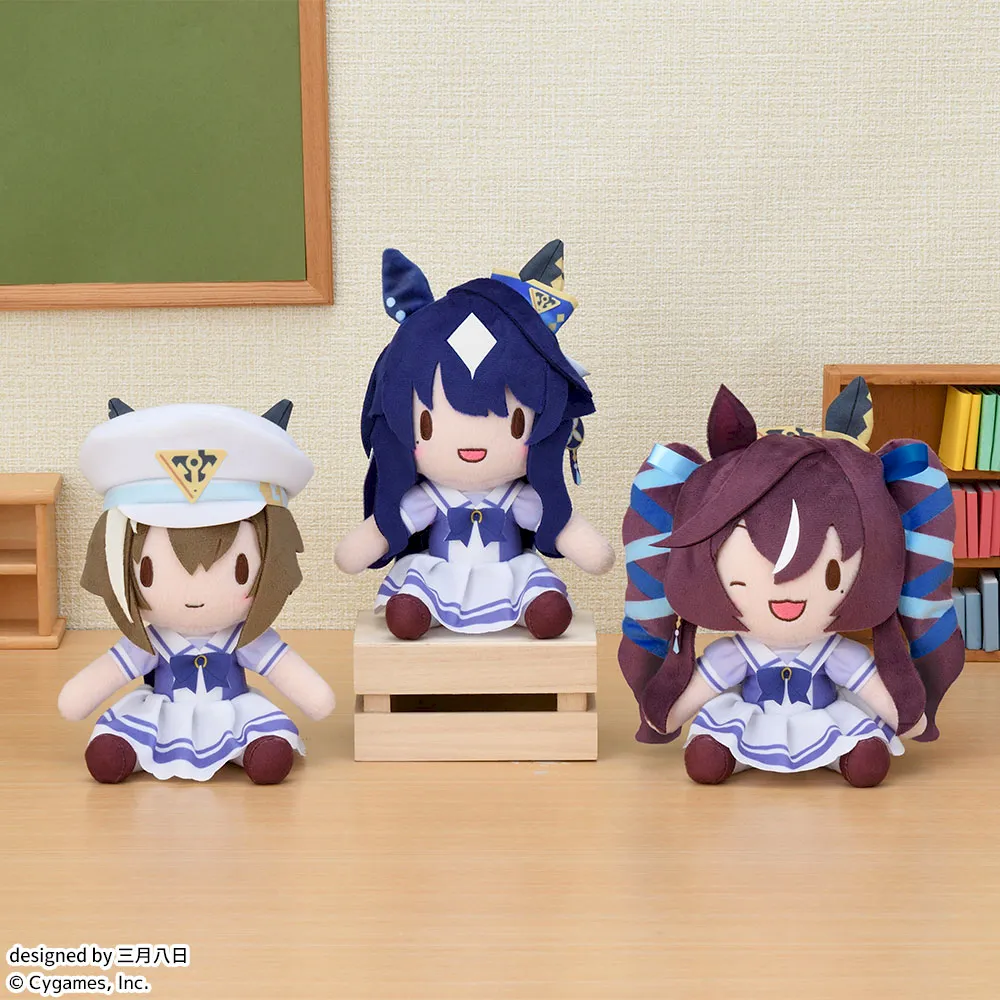 ふわぷち ぬいぐるみ Vol.6の3体を並べたセガ公式商品画像