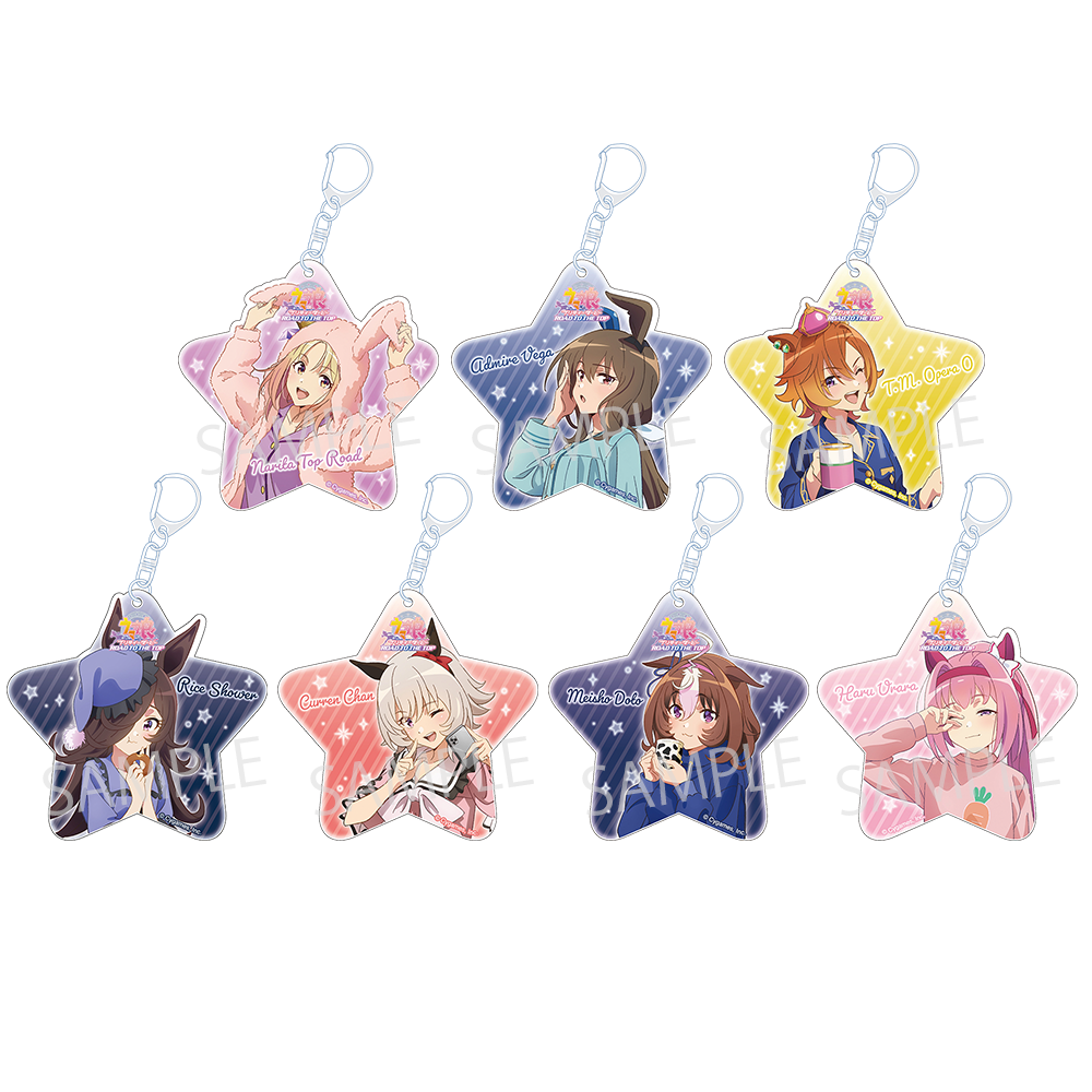 描き下ろしアクリルキーホルダー全7種の公式商品画像