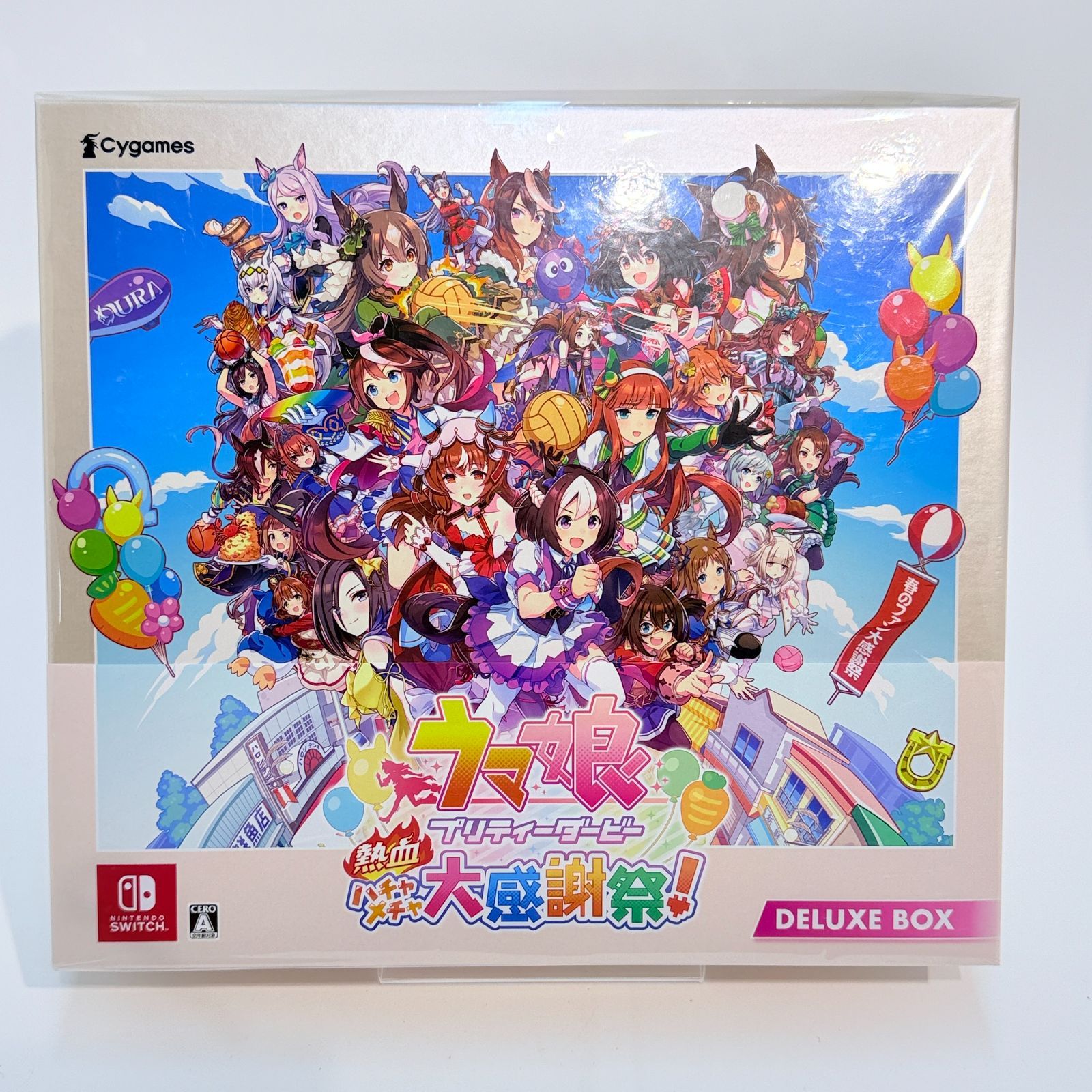 Nintendo Switch　『ウマ娘 プリティーダービー 熱血ハチャメチャ大感謝祭！』　DELUXE BOX（デラックスボックス）