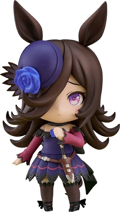 【中古】(新古品) グッドスマイルカンパニー(GOOD SMILE COMPANY) ねんどろいど ウマ娘 プリティーダービー ライスシャワー ノンスケール プラスチック製 塗装済み可動フィギュア