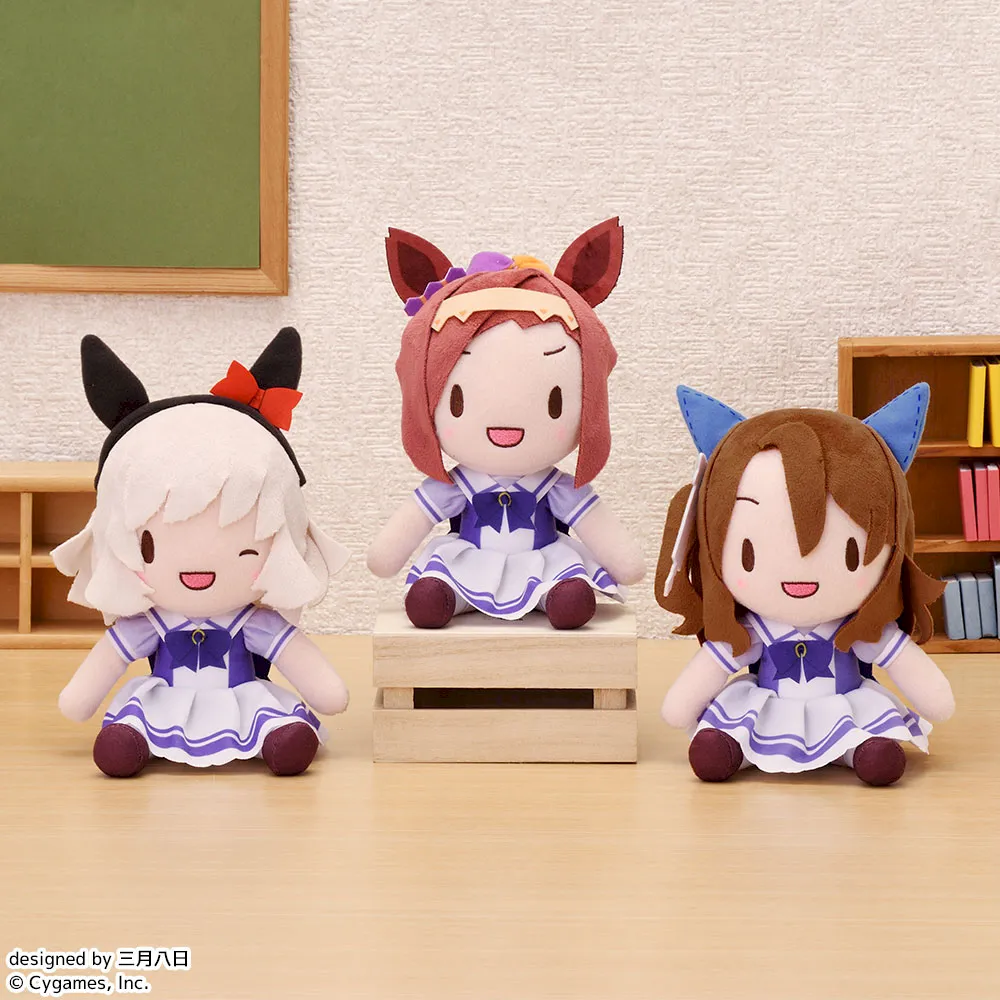 ふわぷち ぬいぐるみ Vol.8の3体を並べたセガ公式商品画像