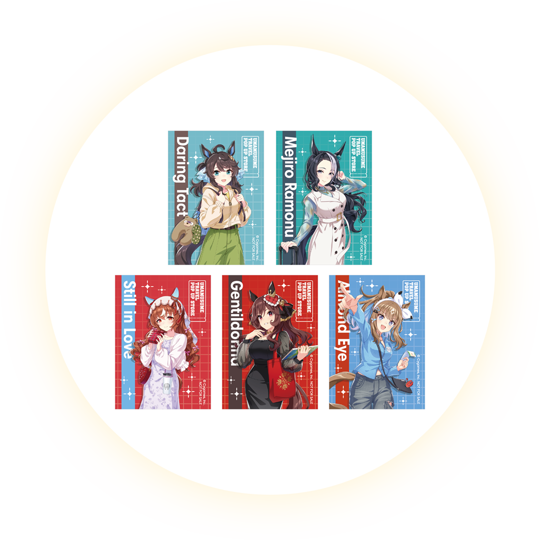 ミニゲーム成功景品の選べるアクリルマグネット