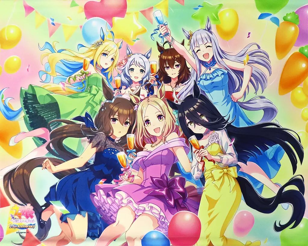 【中古】タペストリー 集合 公式タペストリー（2.5th Anniversary Ver.） 「ウマ娘 プリティーダービー」