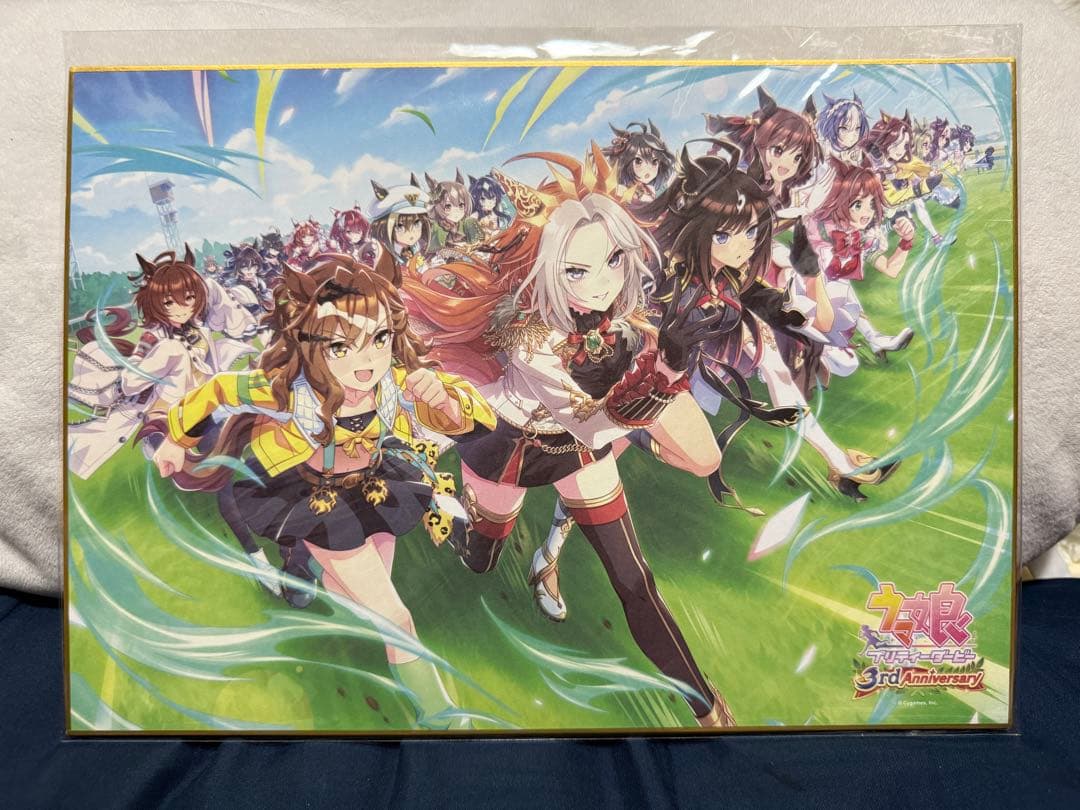 ウマ娘 プリティーダービー 公式ビジュアル色紙（3rd Anniversary）
