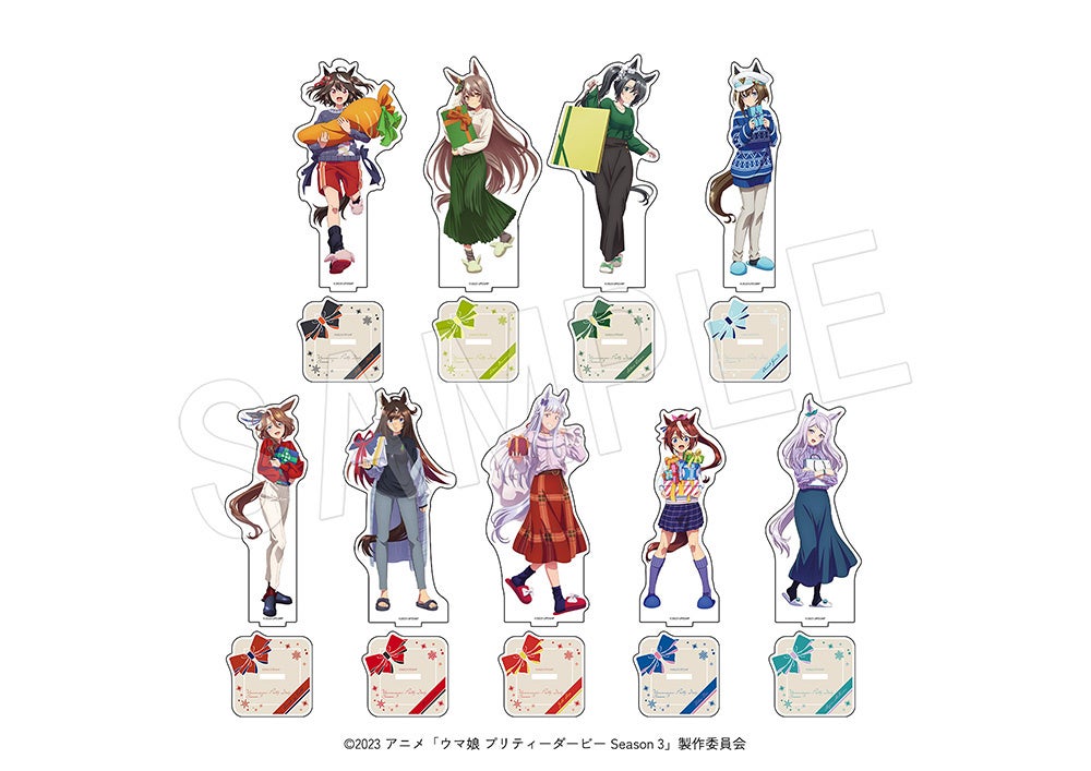 Christmas gift ver.アクリルフィギュアスタンド全9種の公式商品画像