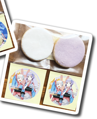 Cafe Roostの結月ゆかり・紲星あかりクッキーセット