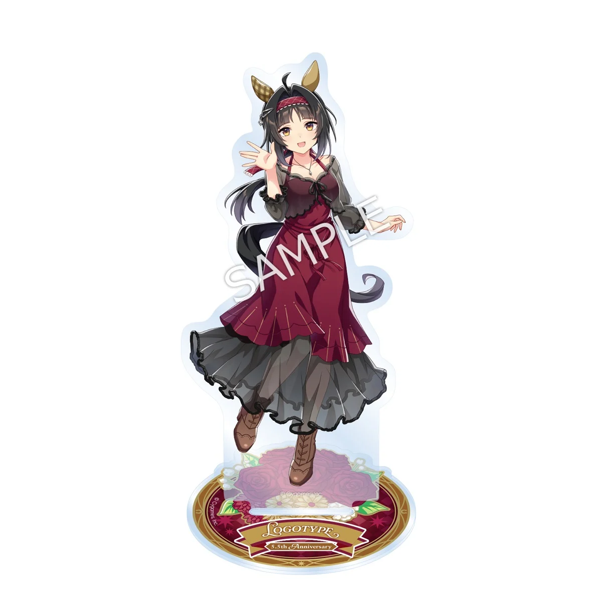 5.5th Anniversary記念イラストのロゴタイプを使用した公式アクリルスタンドの商品画像
