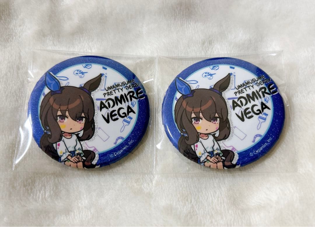 ウマ娘　ペインタースタイル　Mini 缶バッジ　アドマイヤベガ