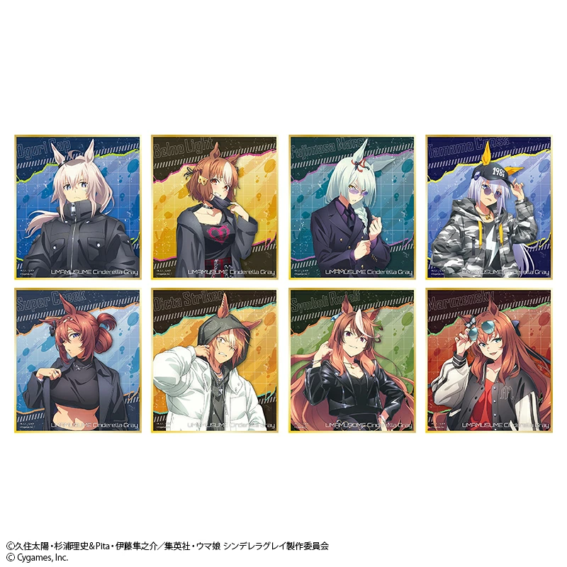 【ランダム】【新品】 ウマ娘 シンデレラグレイ トレーディングミニ色紙 rebellious style ver. 佐賀