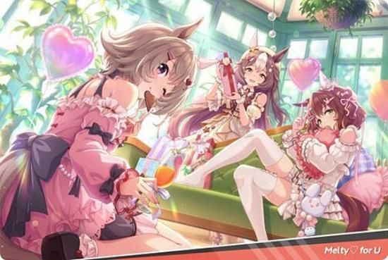 【W9-16 Melty(はーと) for U (ビジュアルアートカード) 】ウマ娘 プリティーダービー ツインウエハース 第9R