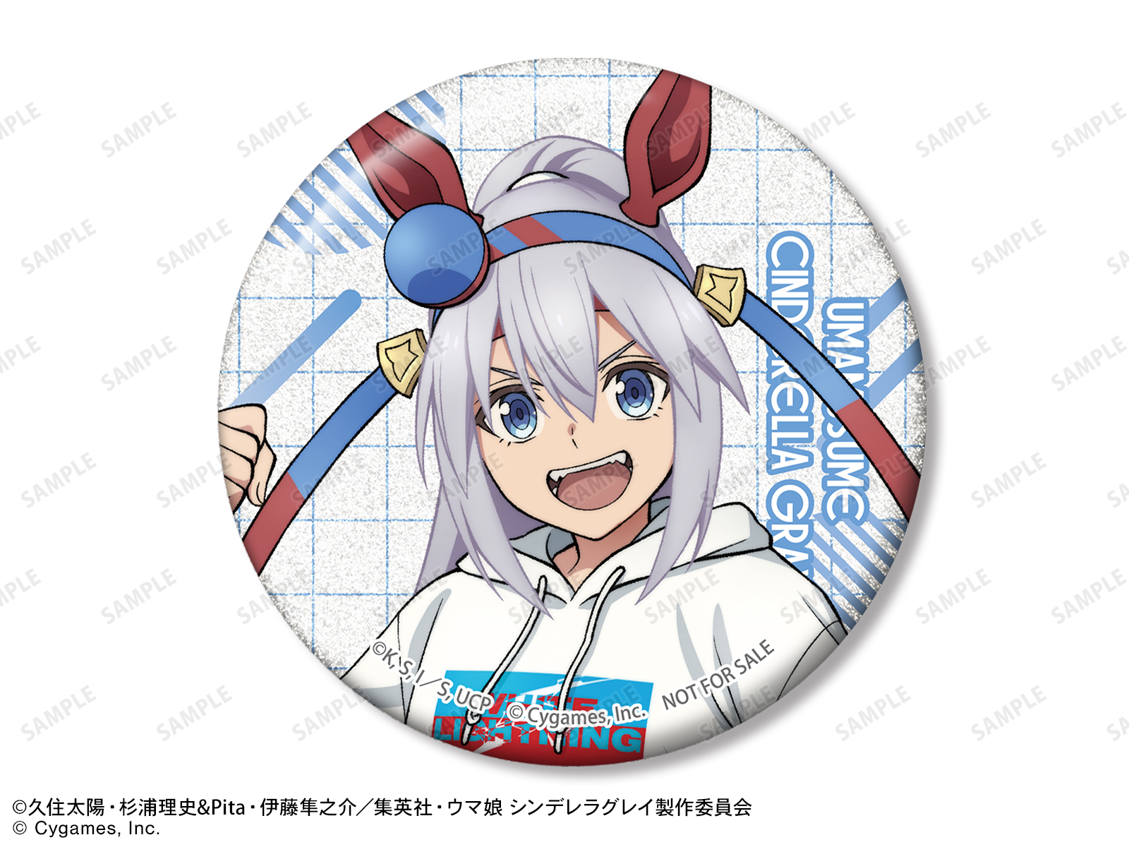 タマモクロス 75mmグリッター缶バッジ POP UP SHOP in マルイ AMNIBUS＆アニメイト限定特典の公式商品画像