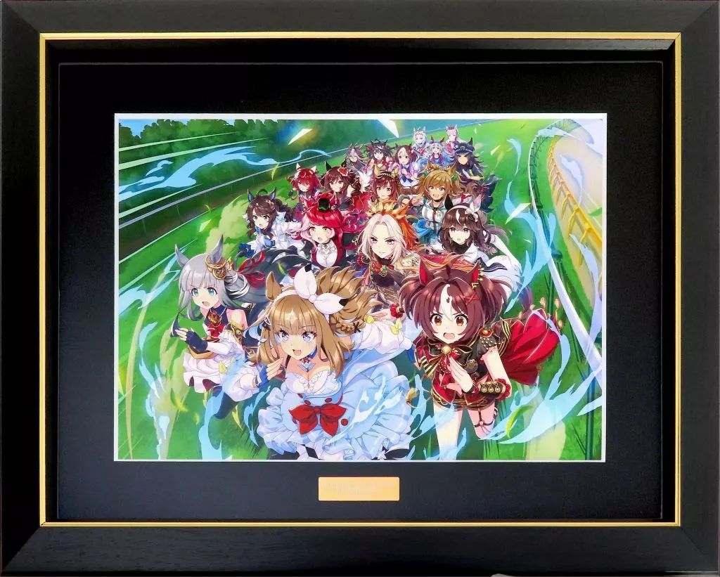 【中古】原画イラストボード 付属品付)ウマ娘 プリティーダービー 公式キャラファイングラフ(4th Anniversary Ver.)