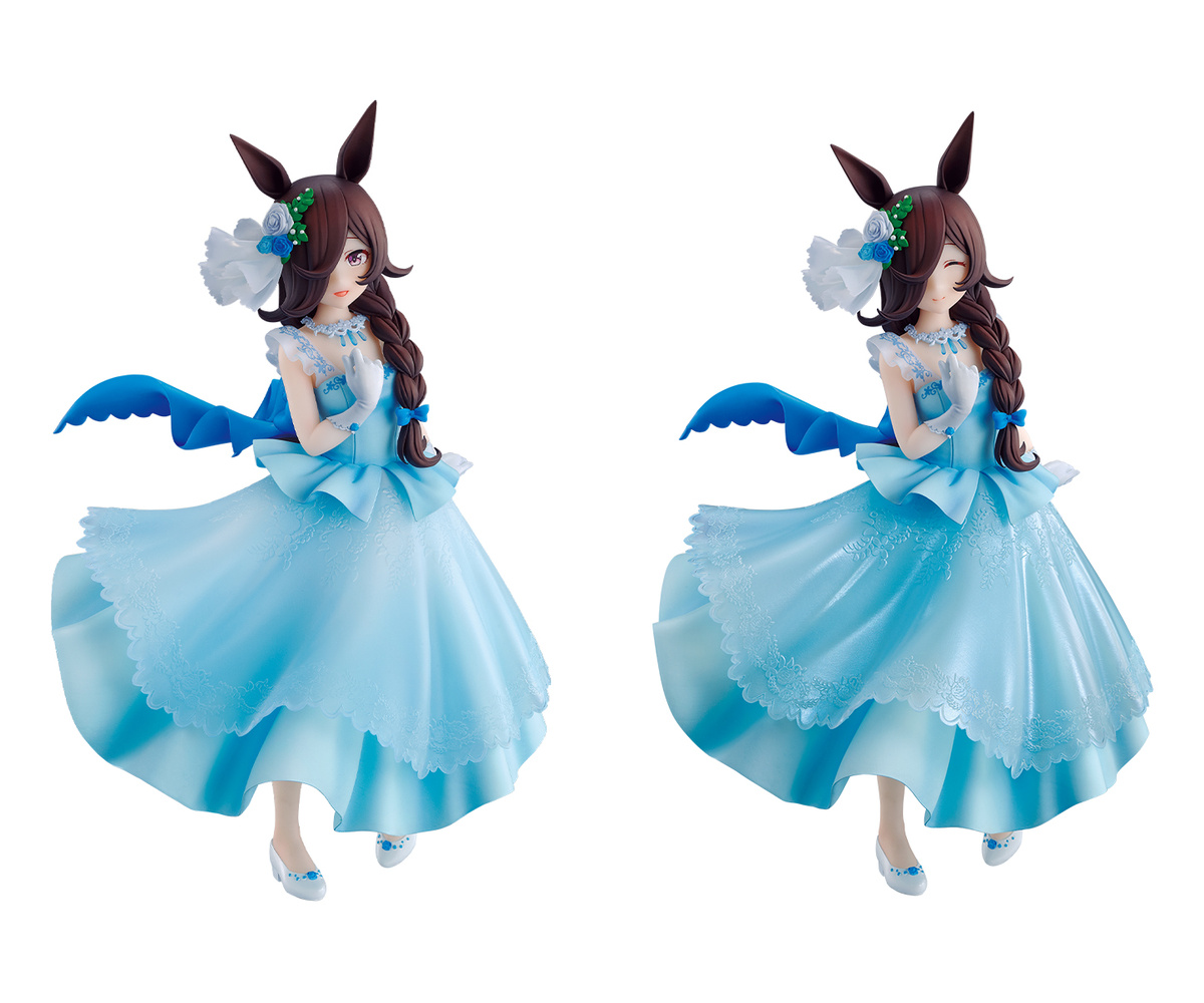 ライスシャワー フィギュアの通常仕様と別表情・パール塗装仕様