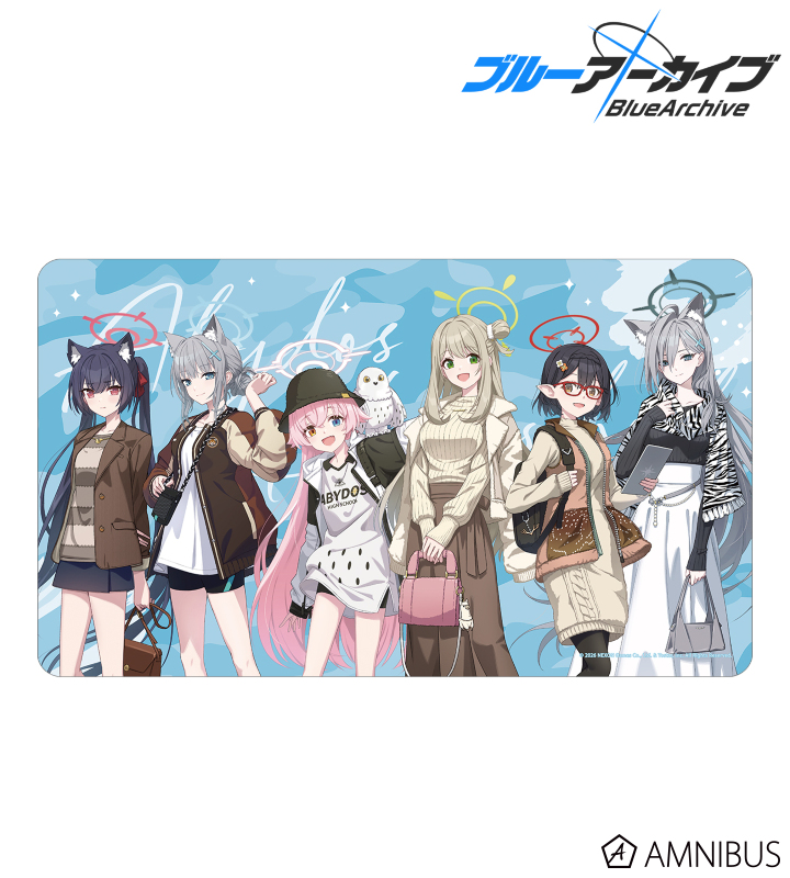 ブルーアーカイブ×東武動物公園 アビドス マルチデスクマット