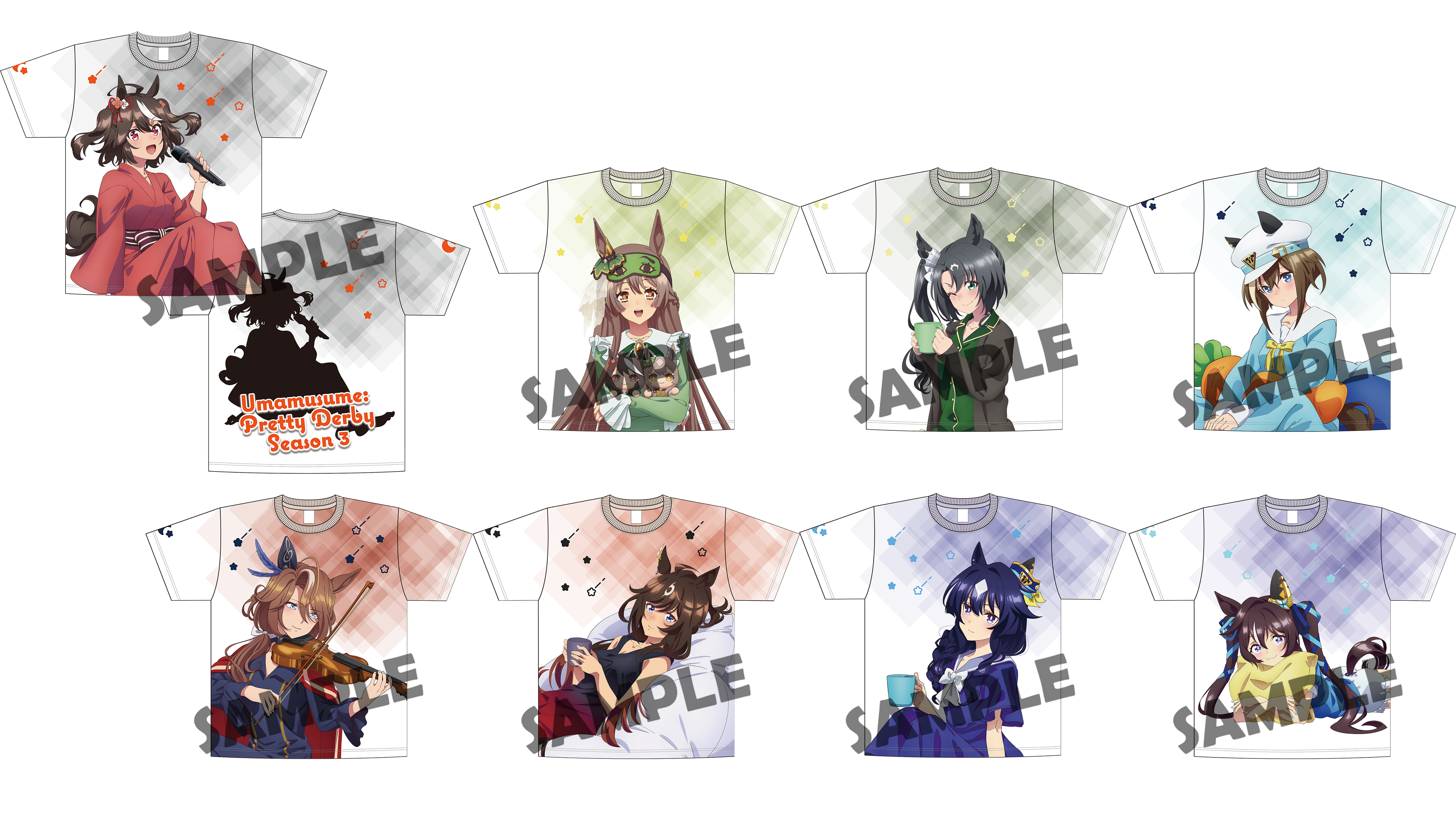 Relax time フルグラフィックTシャツ全8種の公式商品画像