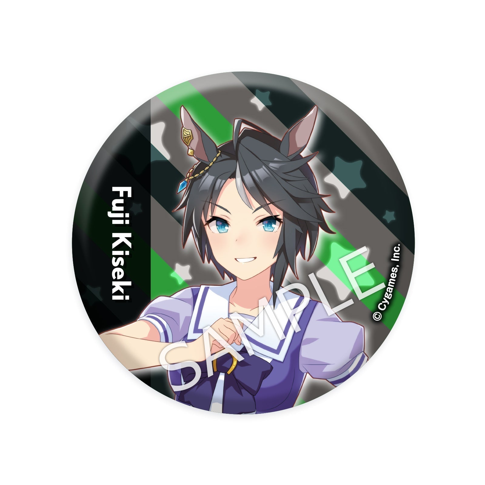 公式缶バッジ (制服Ver.)の公式商品画像（公式缶バッジ 【フジキセキ】(制服Ver.)の例）