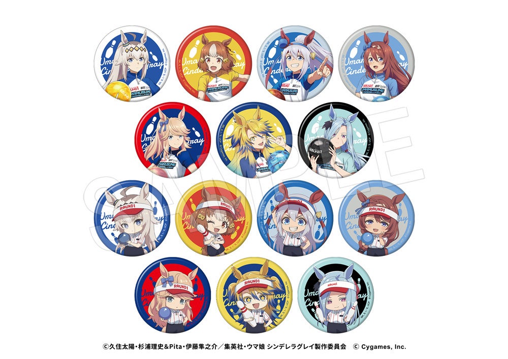 トレーディンググリッター缶バッジのイメージ画像