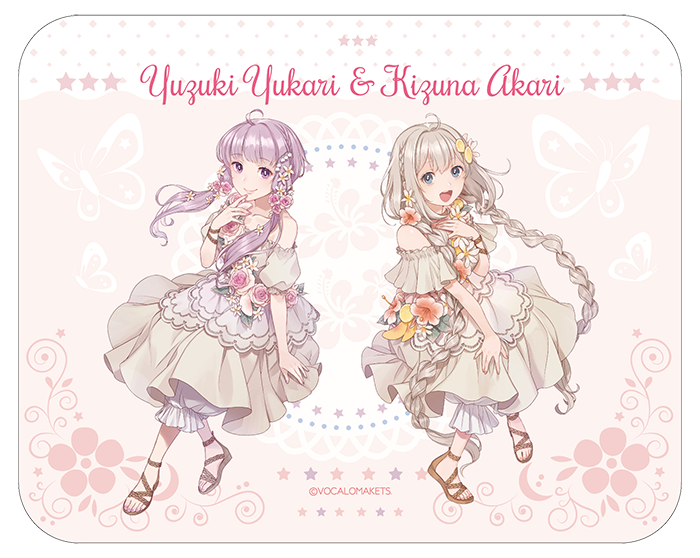 結月ゆかり＆紲星あかり マウスパッド