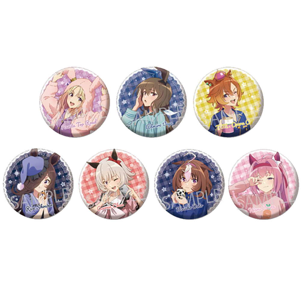 描き下ろし缶バッジ全7種の公式商品画像