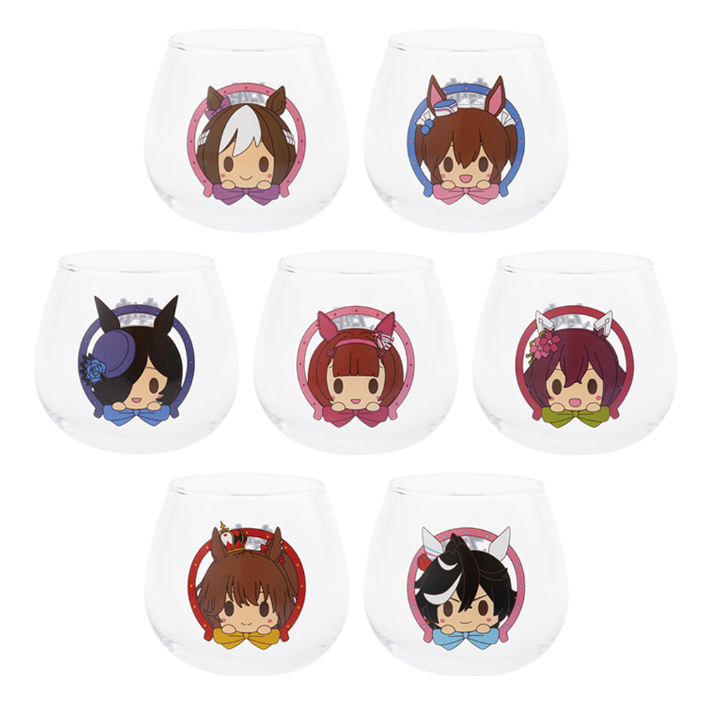F賞 ちょこんとグラス 全7種 公式商品画像