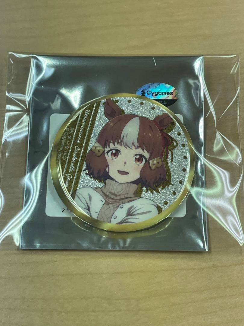 ウマ娘 ベルノライト TSUTAYAコラボ チョコレート 缶バッジ （レア）