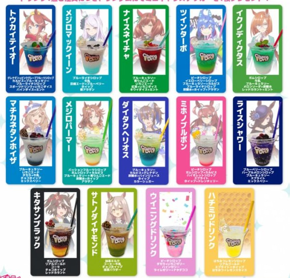 第一弾テイクアウトドリンク全14種
