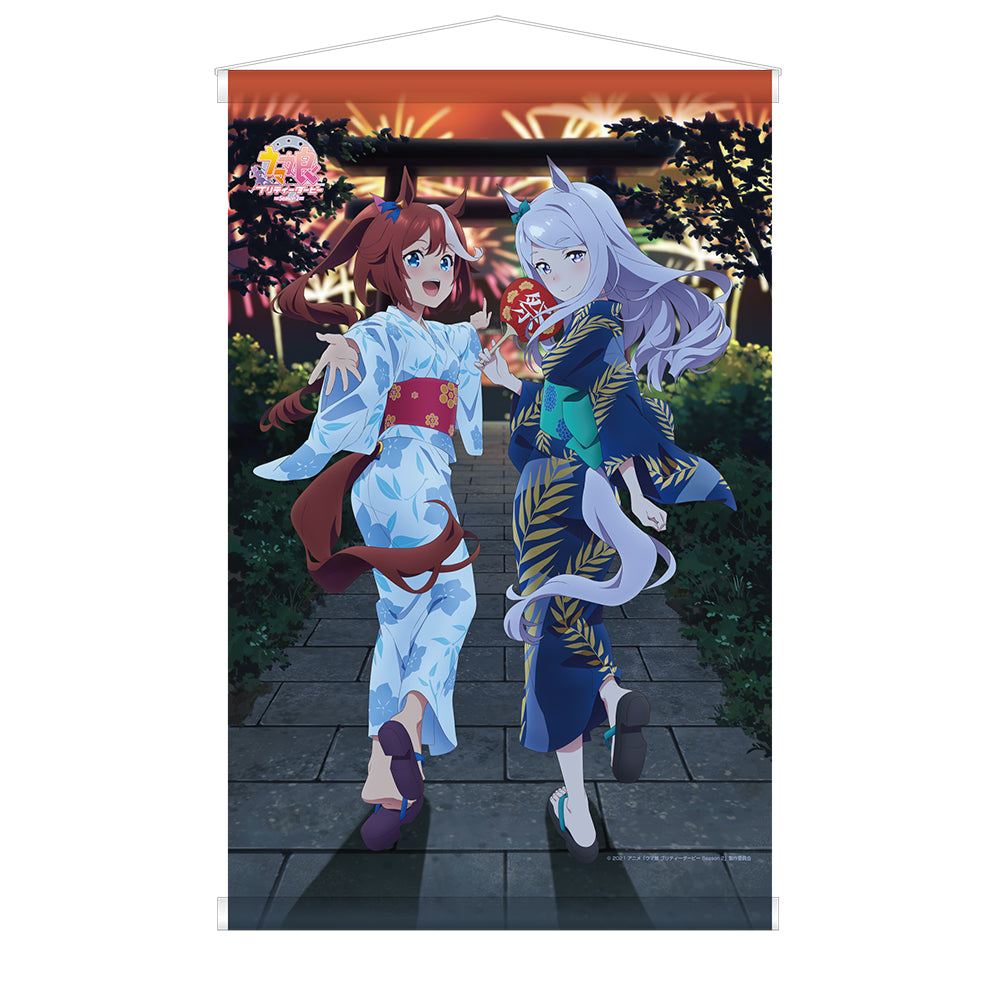 描き下ろしB2タペストリー トウカイテイオー＆メジロマックイーンのココラボ公式商品画像