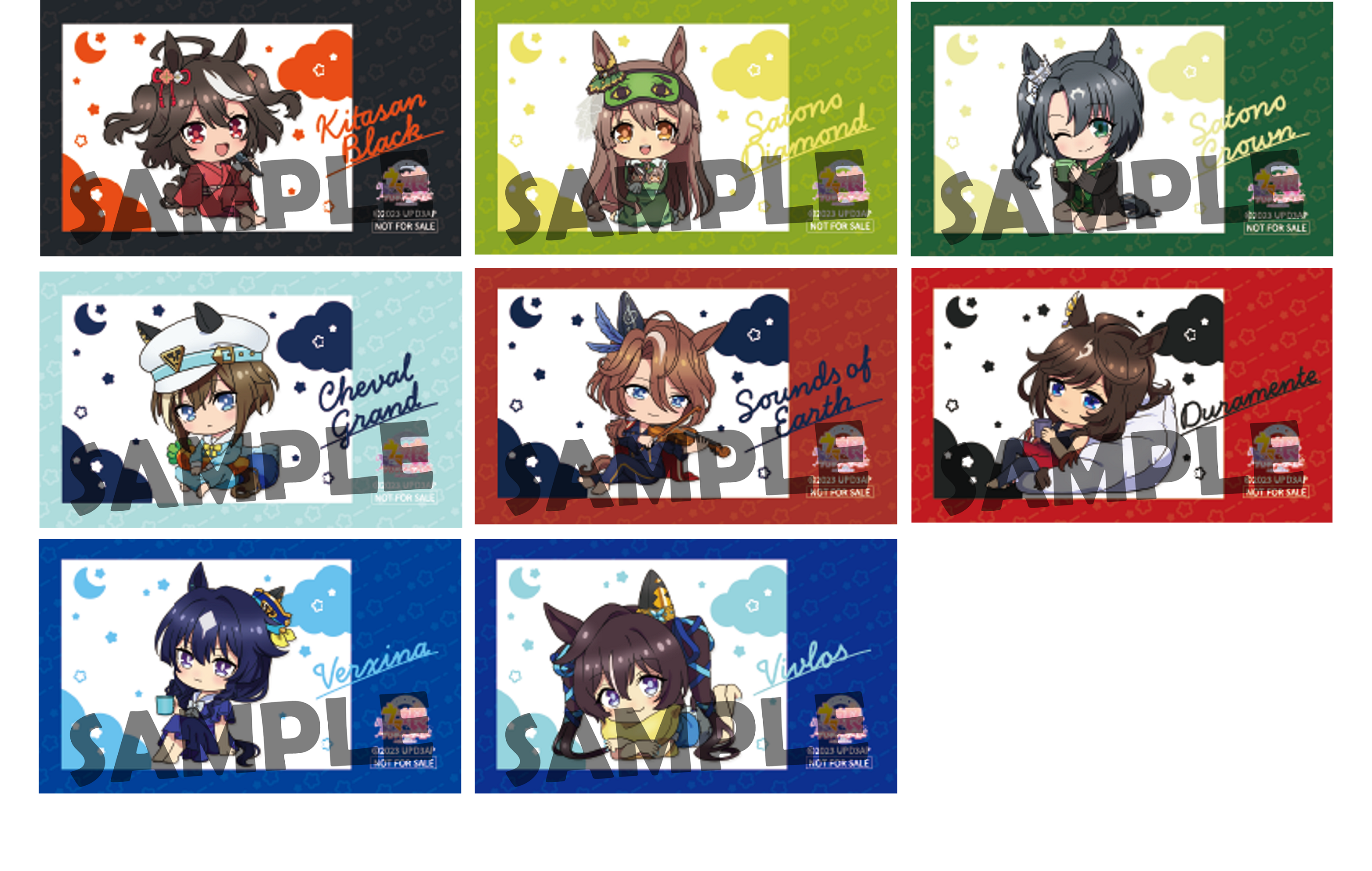 店頭購入特典フォト風イラストカード第1弾全8種の公式商品画像