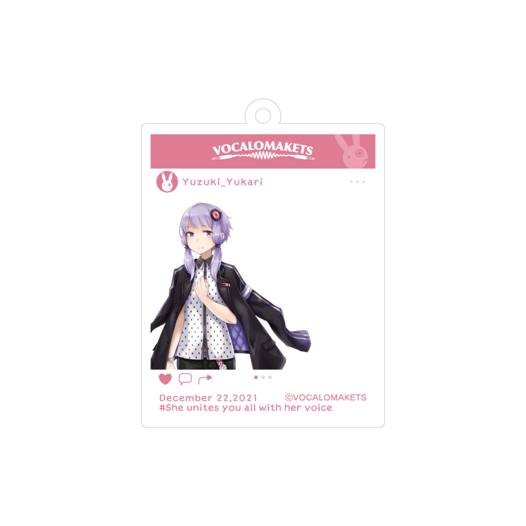 A.I.VOICE 結月ゆかり アクリルキーホルダーの商品画像