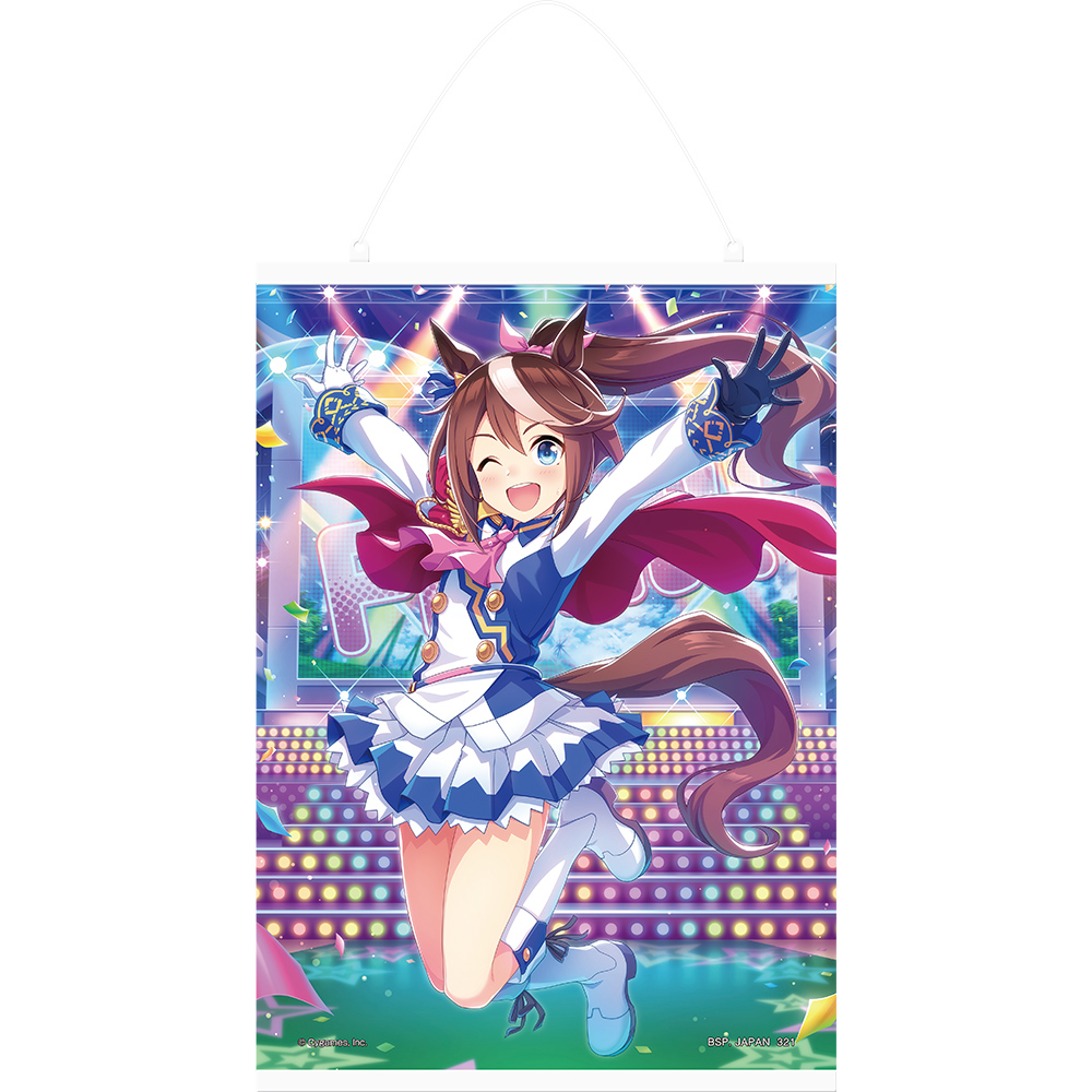 C賞 キャンバス地タペストリー トウカイテイオー 公式商品画像