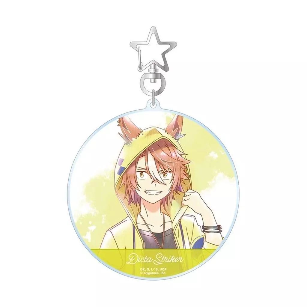 【中古】キーホルダー ディクタストライカ Ani-Art aqua label BIGアクリルキーホルダー 「アニメ ウマ娘 シンデレラグレイ」