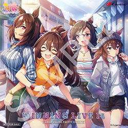 WINNING LIVE 14 CyStore特典ジャケットサイズステッカーの公式デザイン